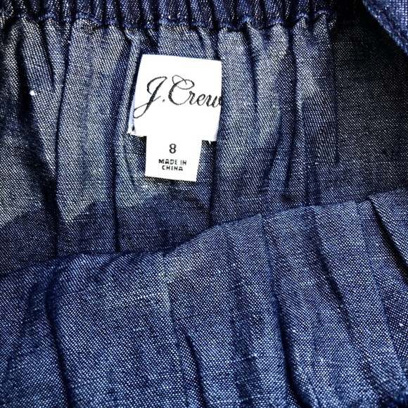 J. Crew Squareneck Denim Mini Dress - Picture 4 of 12